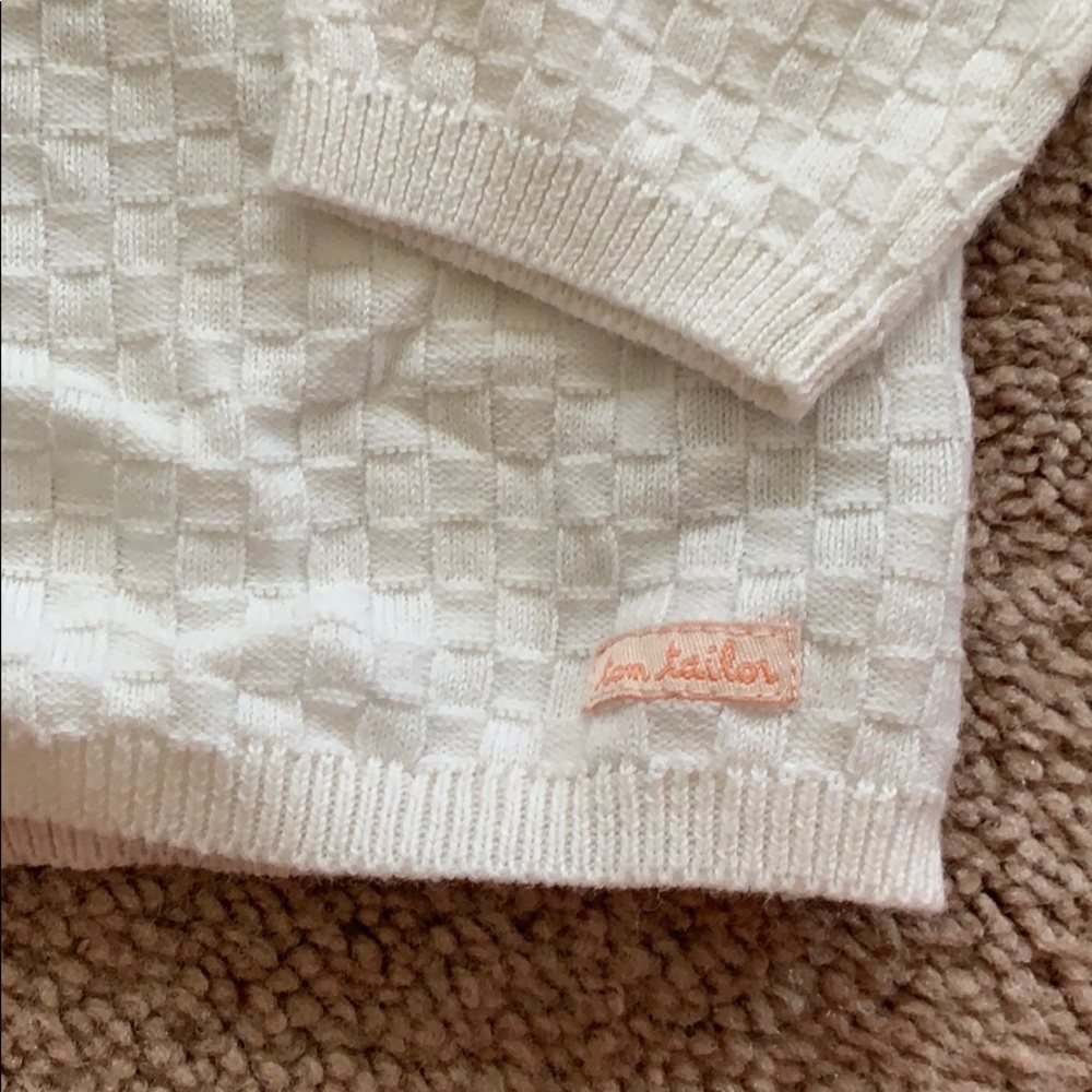 Tom tailor 9M 9 month white cardigan sweater - Picture 2 of 4